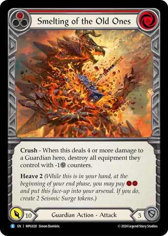 Smelting of the Old Ones [MPG028] (Mastery Pack Guardian)