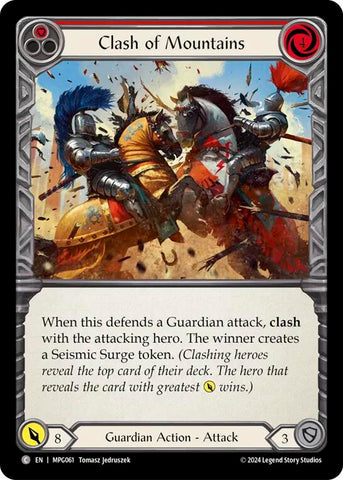 Clash of Mountains (Red) [MPG061] (Mastery Pack Guardian)