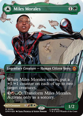 Miles Morales (0234) (Borderless) [Marvel's Spider-Man]