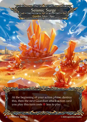 Seismic Surge (Crystal) (Marvel) [MPG112] (Mastery Pack Guardian)  Cold Foil