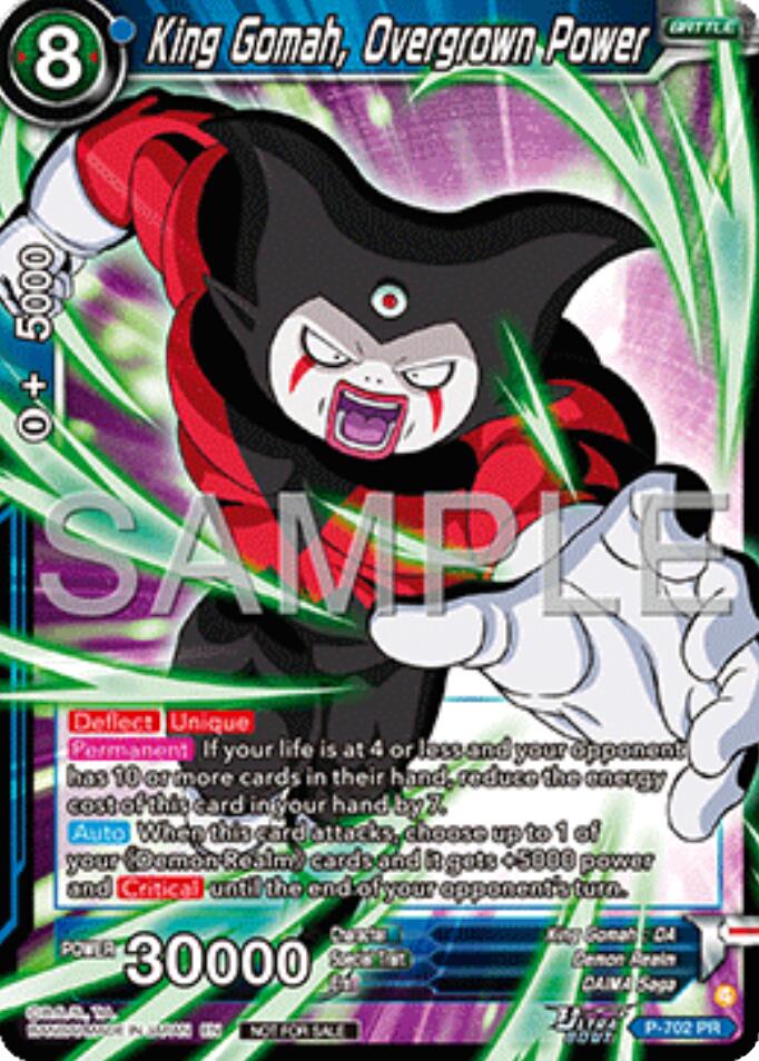 King Gomah, Overgrown Power (Ultra-Bout Series Tournament Pack Vol.13) (P-702) [Tournament Promotion Cards]
