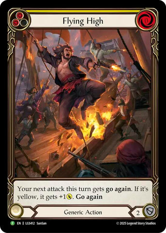 Flying High (Yellow) [LGS412] (Promo)  Rainbow Foil