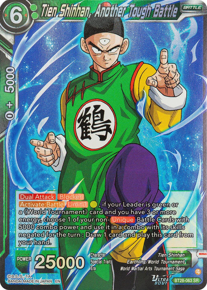 Tien Shinhan, Another Tough Battle (BT28-063) [Prismatic Clash]