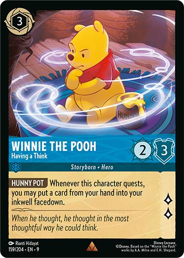 Winnie the Pooh - Having a Think (159/204) [Fabled]