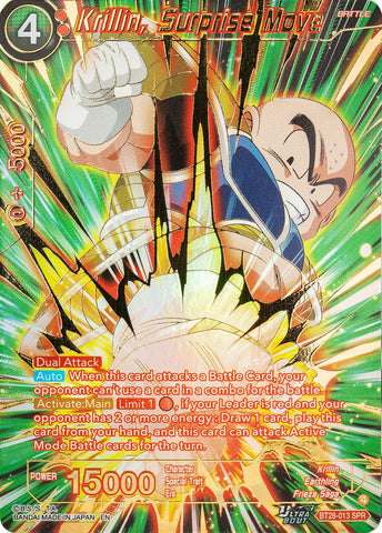 Krillin, Surprise Move (Special Rare) (BT28-013) [Prismatic Clash]