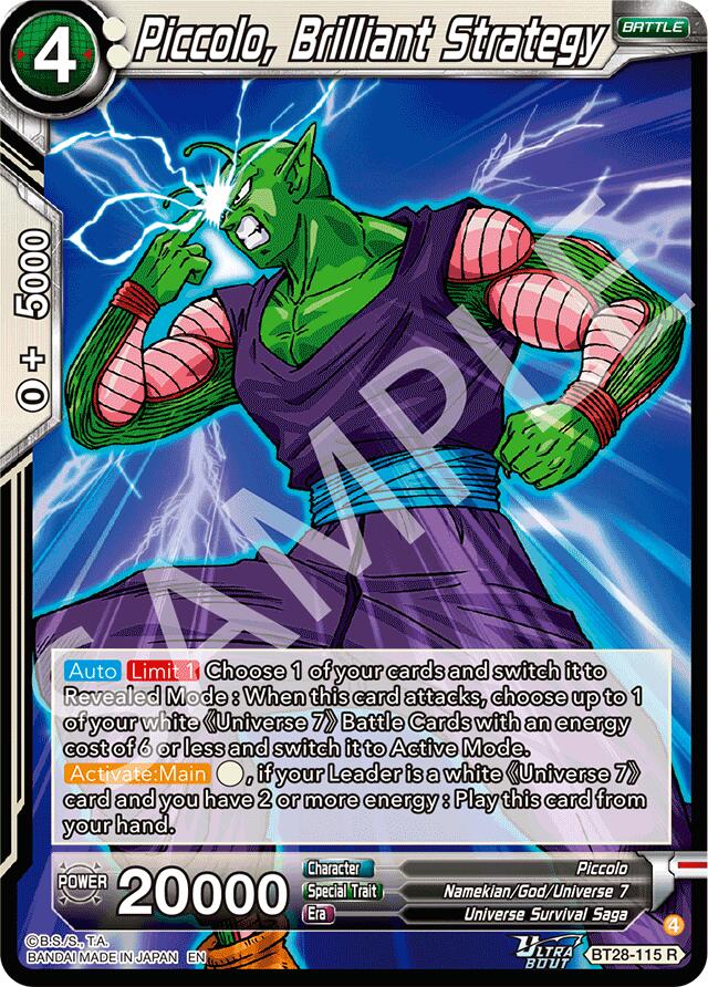 Piccolo, Brilliant Strategy (BT28-115) [Prismatic Clash]