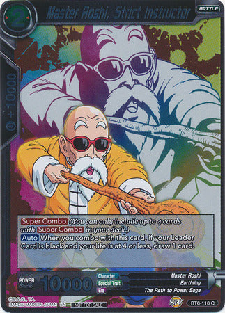 Master Roshi, Strict Instructor (Event Pack 4) (BT6-110) [Promotion Cards]