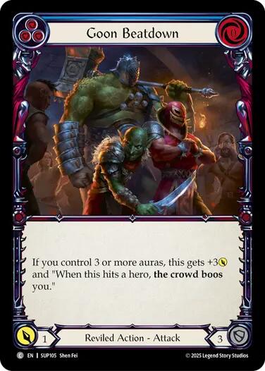 Goon Beatdown [SUP105] (Super Slam)  Rainbow Foil