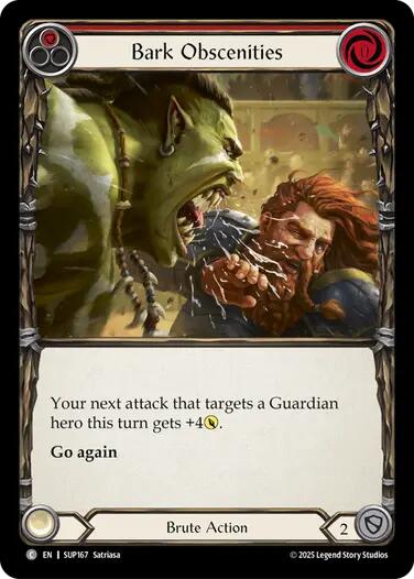 Bark Obscenities [SUP167] (Super Slam)  Rainbow Foil