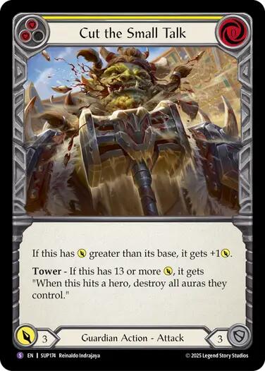 Cut the Small Talk [SUP174] (Super Slam)  Rainbow Foil