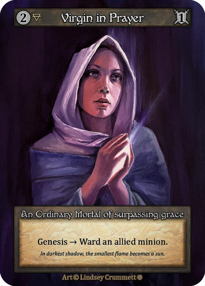 Virgin in Prayer [Gothic]