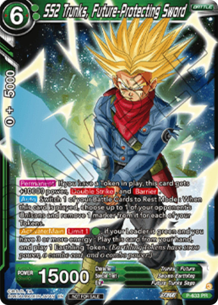 SS2 Trunks, Future-Protecting Sword (Championship 2025 Finals Pack) (P-633) [Tournament Promotion Cards]