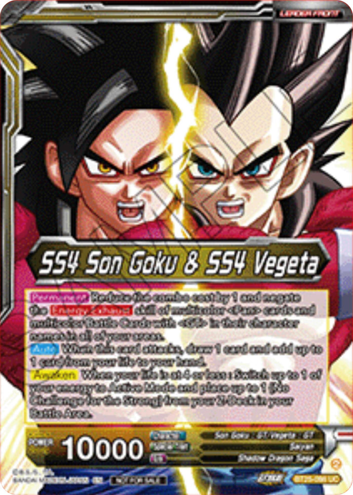 SS4 Son Goku & SS4 Vegeta // SS4 Gogeta, Strongest Fusion Explosion (3rd Place) (BT25-098) [Tournament Promotion Cards]