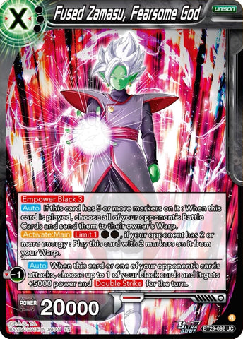 Fused Zamasu, Fearsome God (BT29-092) [Fearsome Rivals]