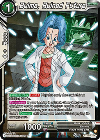 Bulma, Ruined Future (BT29-110) [Fearsome Rivals]