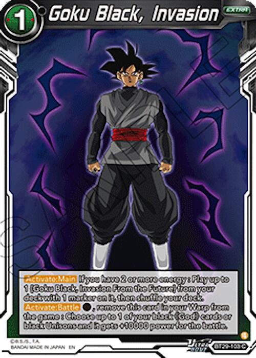 Goku Black, Invasion (BT29-103) [Fearsome Rivals]