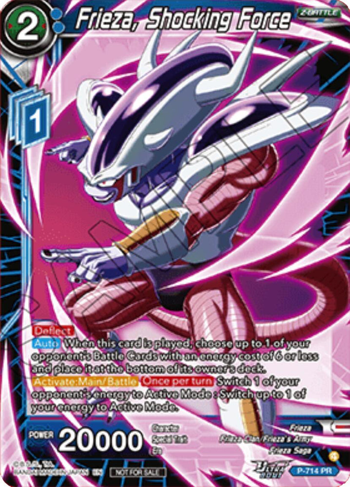 Frieza, Shocking Force (P-714) [Promotion Cards]