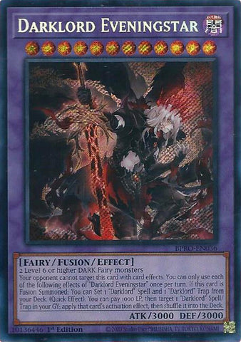 Darklord Eveningstar [BPRO-EN036] Secret Rare