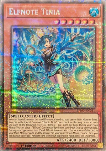 Elfnote Tinia (Starlight Rare) [BPRO-EN011] Starlight Rare
