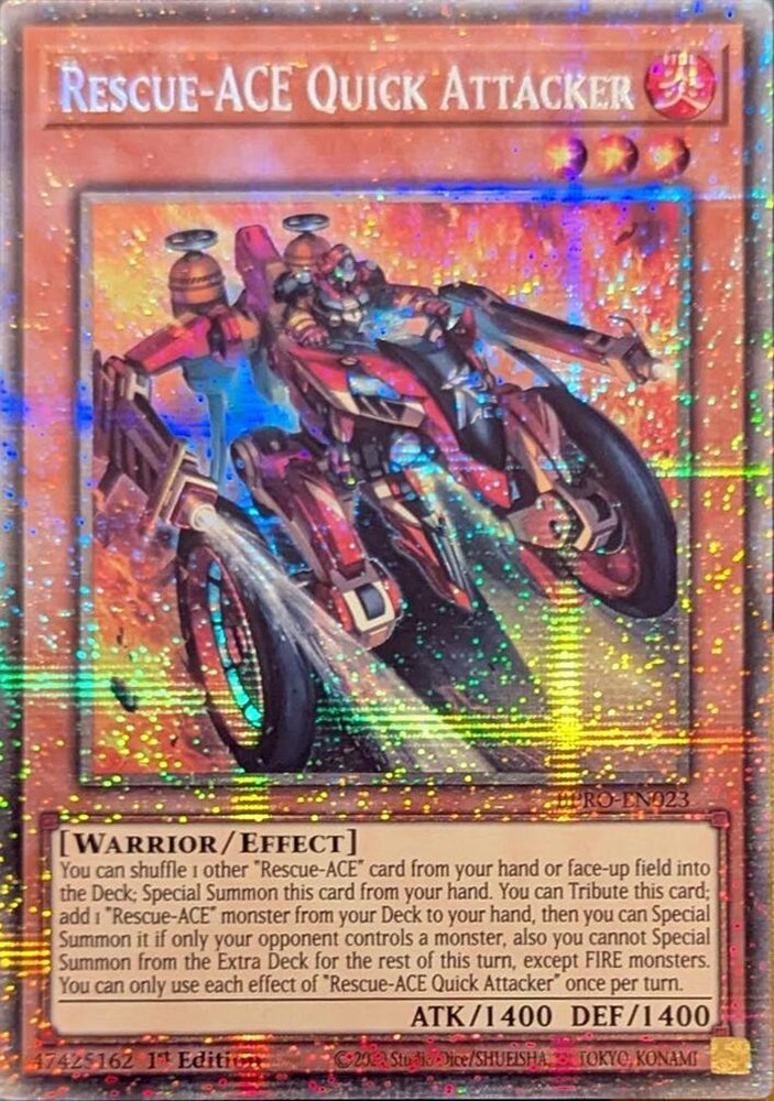 Rescue-ACE Quick Attacker (Starlight Rare) [BPRO-EN023] Starlight Rare