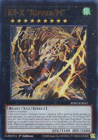 K9-X "Ripper/M" [BPRO-EN043] Ultra Rare
