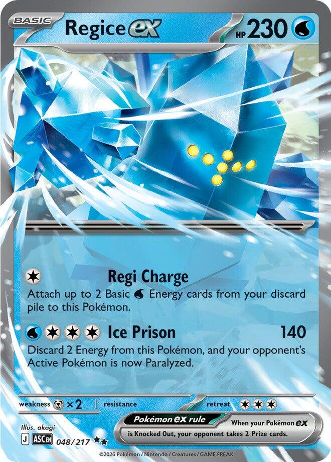 Regice ex (048/217) [Mega Evolution: Ascended Heroes]
