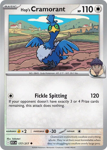 Hop's Cramorant (177/217) [Mega Evolution: Ascended Heroes]