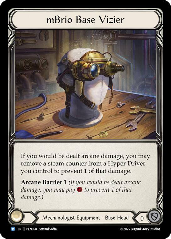 Mbrio Base Vizier [PEN058] (Compendium of Rathe)  Cold Foil