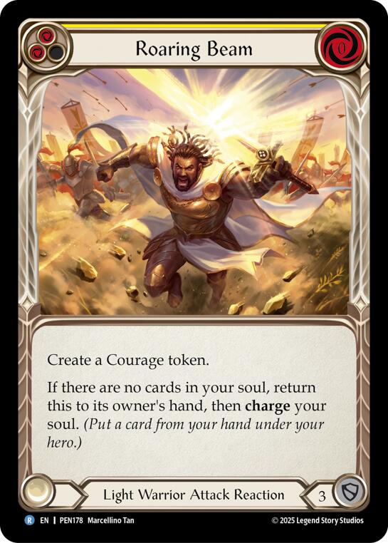 Roaring Beam (Yellow) (Regular) [PEN178] (Compendium of Rathe)