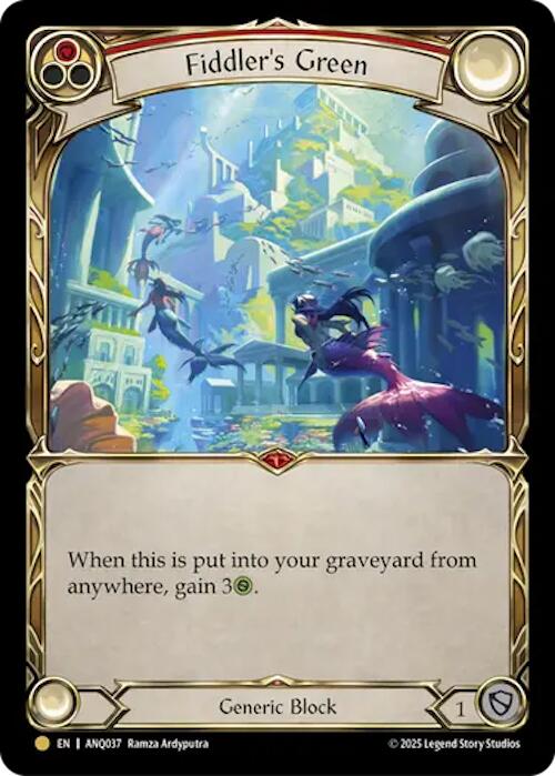 Fiddlers Green (Red) (Gold) [ANQ037] (Compendium of Rathe - Antiquity Pack)