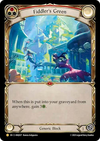 Fiddlers Green (Red) (Gold) [ANQ037] (Compendium of Rathe - Antiquity Pack)