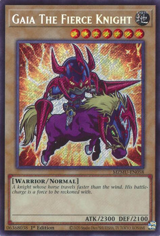 Gaia The Fierce Knight [MZMU-EN058] Secret Rare