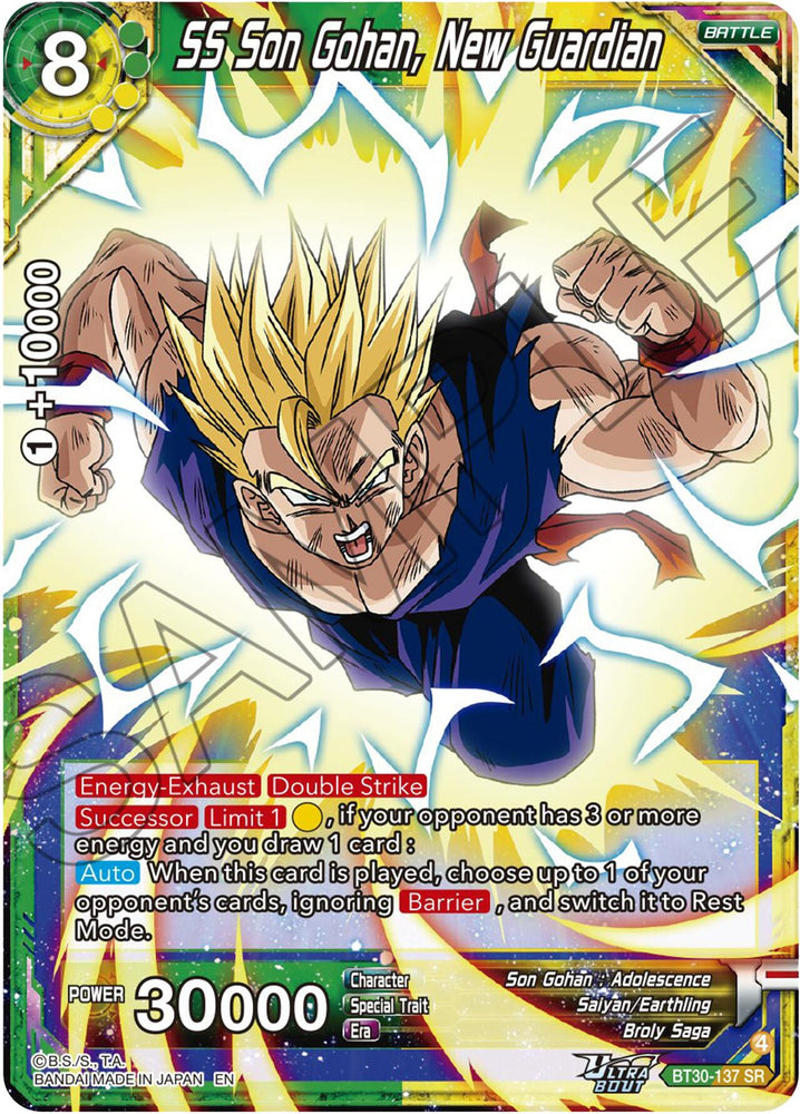 SS Son Gohan, New Guardian (BT30-137) [Three Glorious Fighters]
