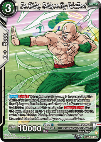 Tien Shinhan, Training on King Kai's Planet (BT30-119) [Three Glorious Fighters]