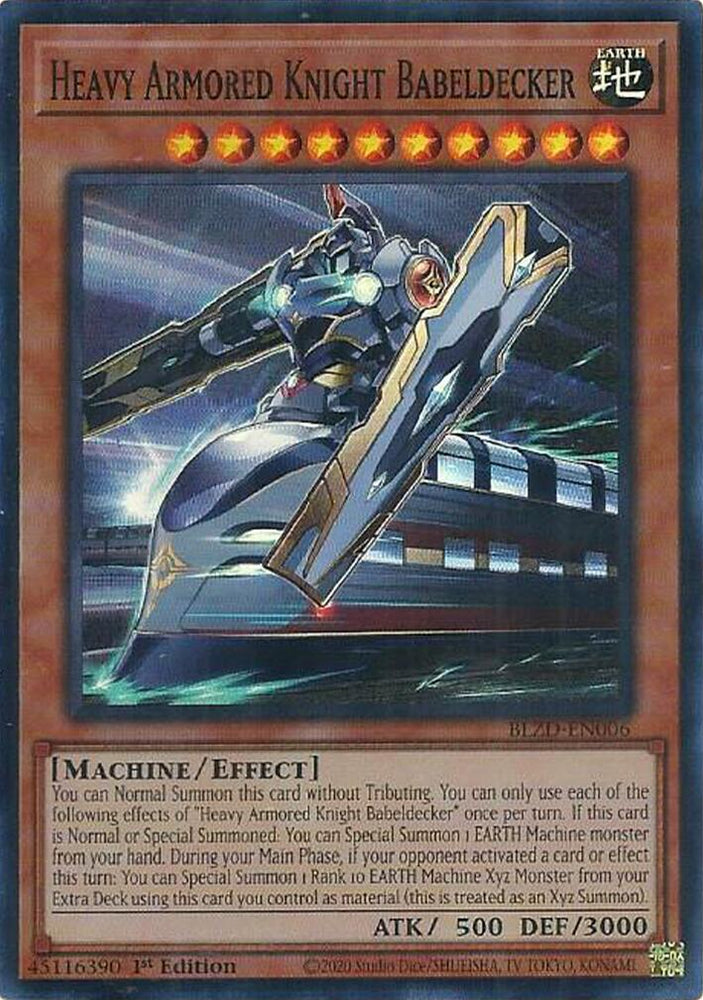 Heavy Armored Knight Babeldecker [BLZD-EN006] Super Rare