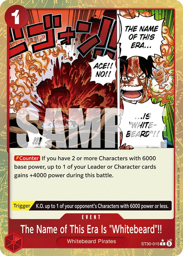 The Name of This Era Is "Whitebeard"!! (Parallel) [Starter Deck EX: Gear 5]