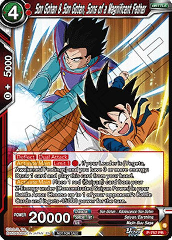 Son Gohan & Son Goten, Sons of a Magnificent Father (Deluxe Pack 2026 Vol.2) (P-757) [Tournament Promotion Cards]