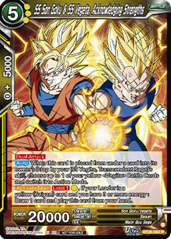 SS Son Goku & SS Vegeta, Acknowledging Strengths (Deluxe Pack 2026 Vol.2) (BT28-094) [Tournament Promotion Cards]