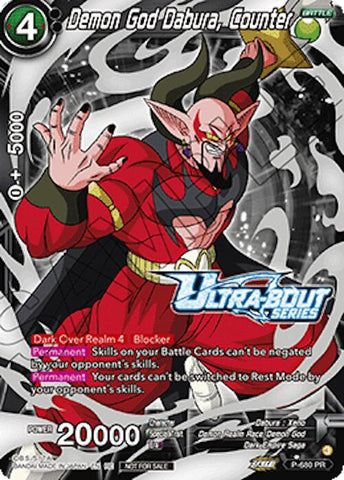Demon God Dabura, Counter (Event Pack 19) (P-680) [Tournament Promotion Cards]