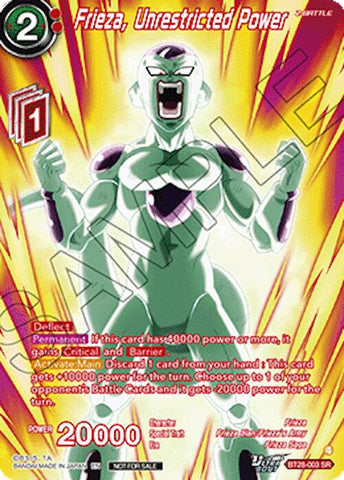 Frieza, Unrestricted Power (Premium Alt-Art Set 2026 Vol.2) (BT28-003) [Tournament Promotion Cards]