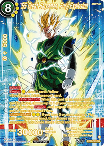 SS Great Saiyaman, Fury Explosion (Premium Alt-Art Set 2026 Vol.2) (BT28-083) [Tournament Promotion Cards]