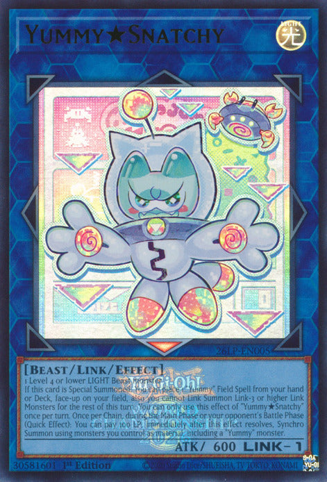 YummySnatchy (Emblazoned) [26LP-EN005] Ultra Rare