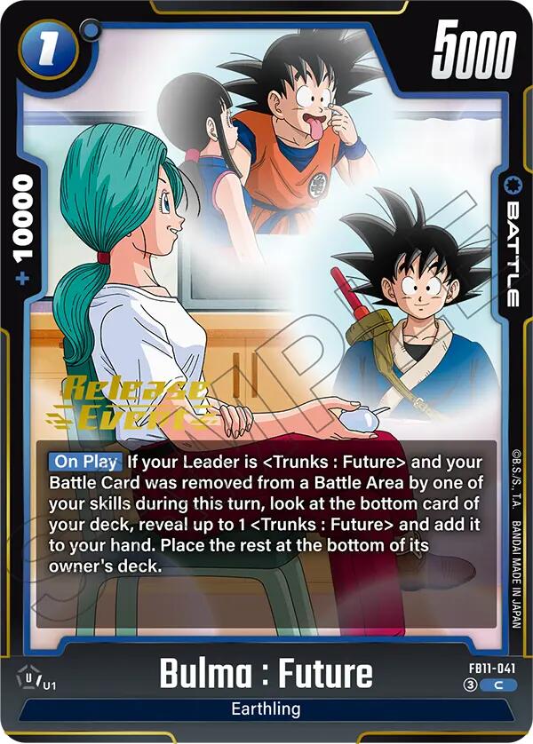 Bulma : Future (FB11-041) [Brightness of Hope Release Event Cards]