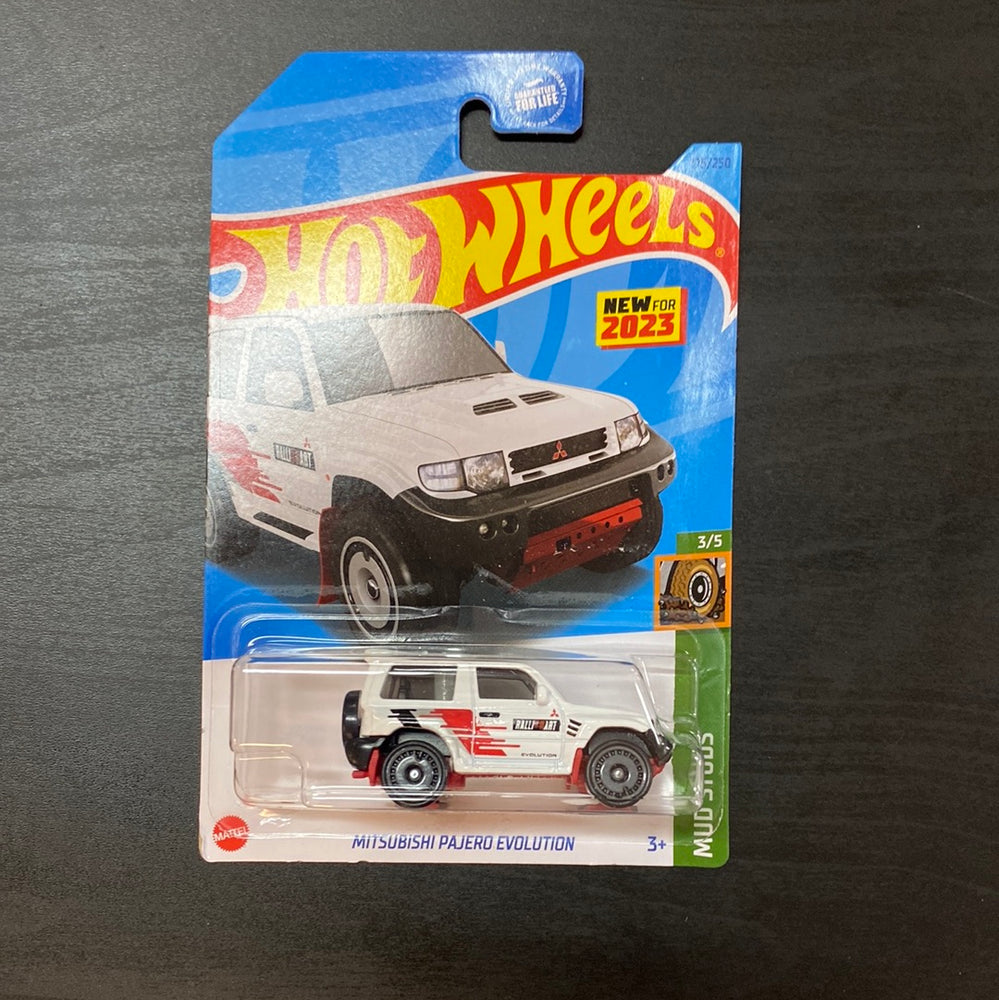 Hot Wheels MUD STUDS 3/5 MITSUBISHI PAJERO EVOLUTION