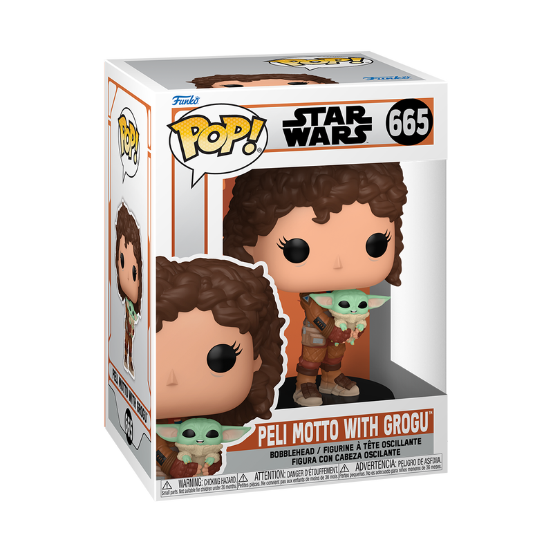 Funko Pop! The Mandalorian Peli Motto with Grogu
