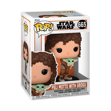 Funko Pop! The Mandalorian Peli Motto with Grogu