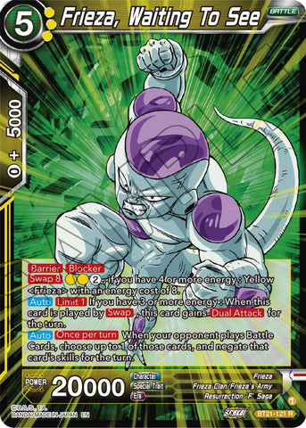 Frieza, Waiting To See (BT21-121) [Wild Resurgence]