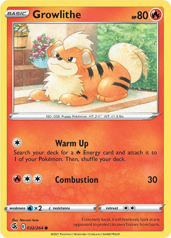 Growlithe (032/264) [Sword & Shield: Fusion Strike]