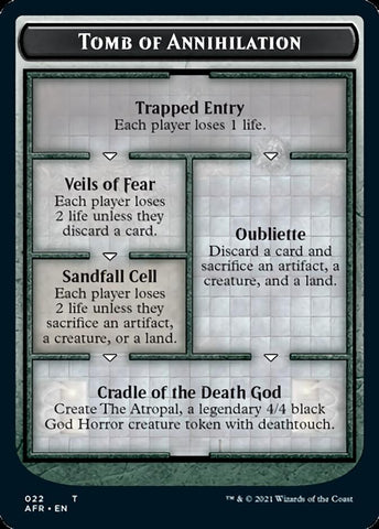 Tomb of Annihilation // The Atropal Double-Sided Token [Dungeons & Dragons: Adventures in the Forgotten Realms Tokens]