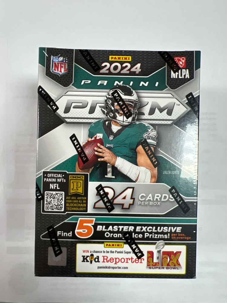 2024 Panini Prizm Football Hobby Blaster Box (Orange Ice Prizms)